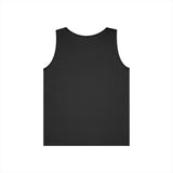 Small Minimal Arrow Logo Tank Top | White Sleeveless Tee