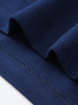 100% Cotton Printed Men's T-Shirt, Simple Comfortable Solid Color Casual Tee