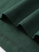 100% Cotton Printed Men's T-Shirt, Simple Comfortable Solid Color Casual Tee