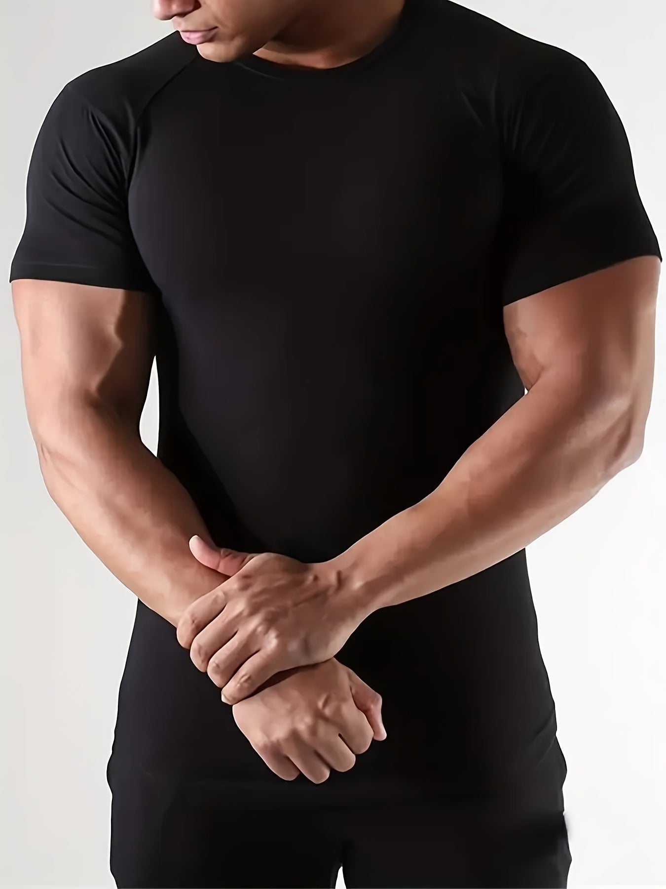 Elite Short-Sleeve Men'S Outdoor Sports Casual Home Wear.