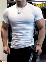 Elite Short-Sleeve Men'S Outdoor Sports Casual Home Wear.