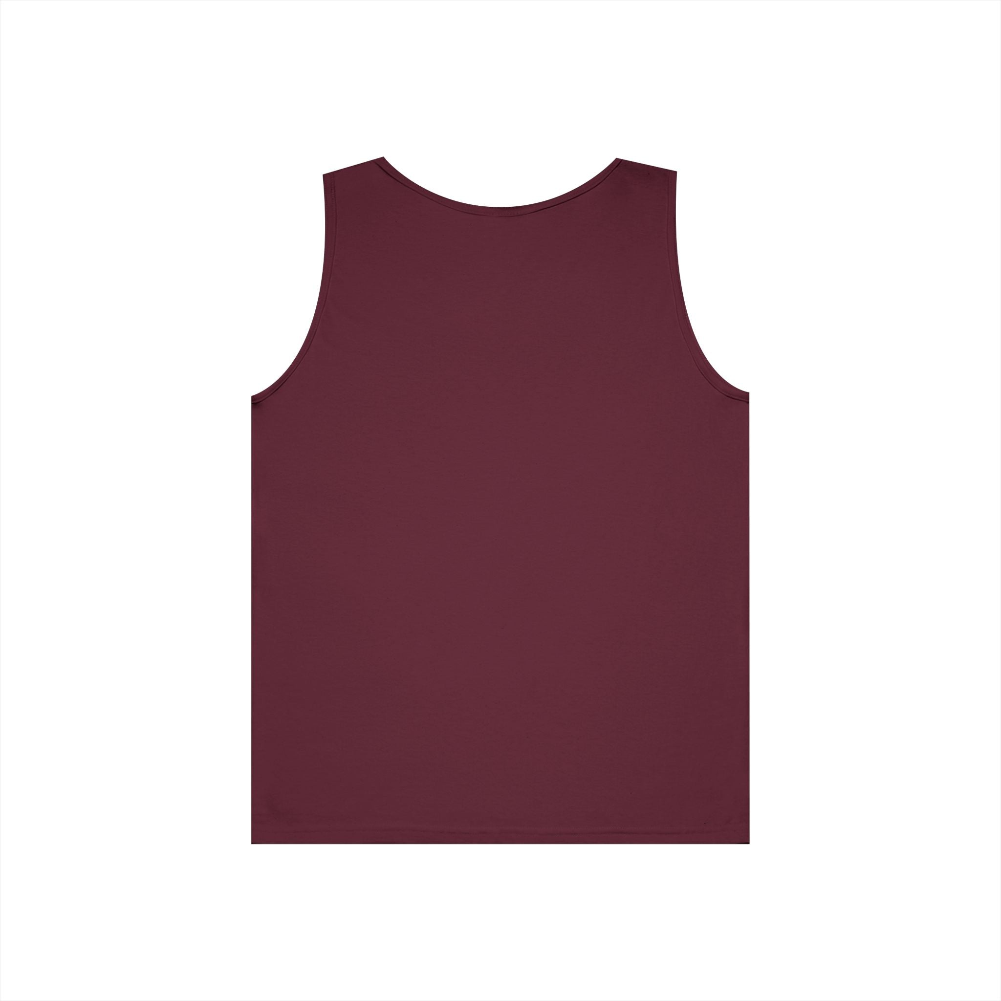 Small Minimal Arrow Logo Tank Top | White Sleeveless Tee