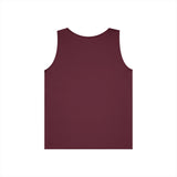 Small Minimal Arrow Logo Tank Top | White Sleeveless Tee