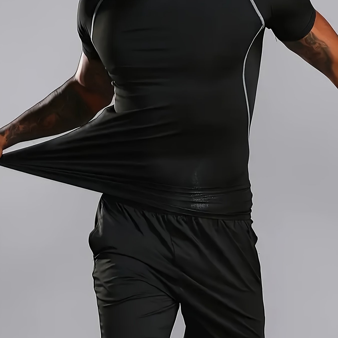 Elite Short-Sleeve Men'S Outdoor Sports Casual Home Wear.