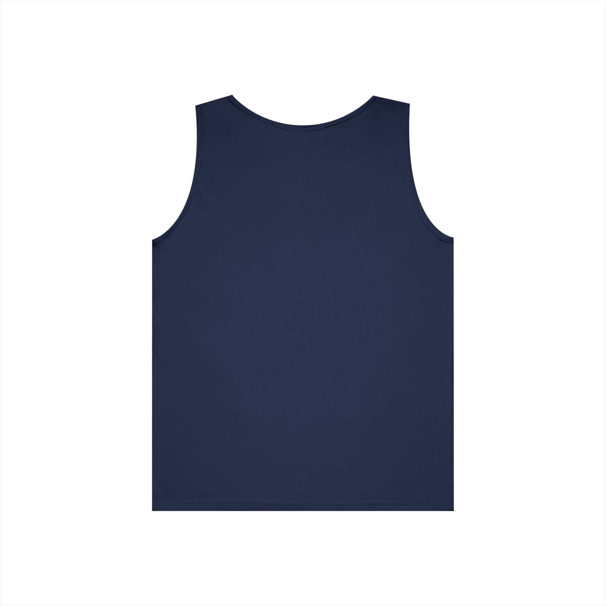 Small Minimal Arrow Logo Tank Top | White Sleeveless Tee