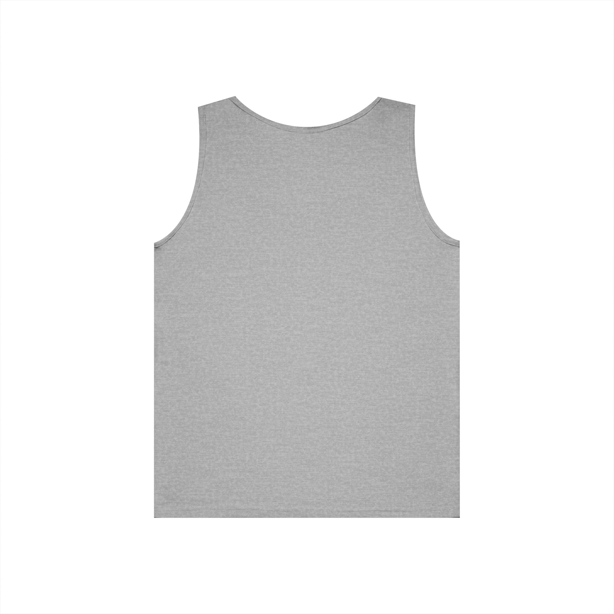 Small Minimal Arrow Logo Tank Top | White Sleeveless Tee