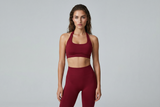 Sports Bra Women Seamless Halter Top High Support Push-up Open Back Gym wear Fitness Yoga Workout underwear