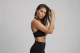 Sports Bra Women Seamless Halter Top High Support Push-up Open Back Gym wear Fitness Yoga Workout underwear