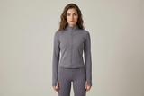 Women Sport Jacket Long Sleeve Shirt Workout Coat Gym Training Clothing Yoga Sportswear