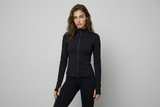 Women Sport Jacket Long Sleeve Shirt Workout Coat Gym Training Clothing Yoga Sportswear