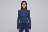 Women Sport Jacket Long Sleeve Shirt Workout Coat Gym Training Clothing Yoga Sportswear