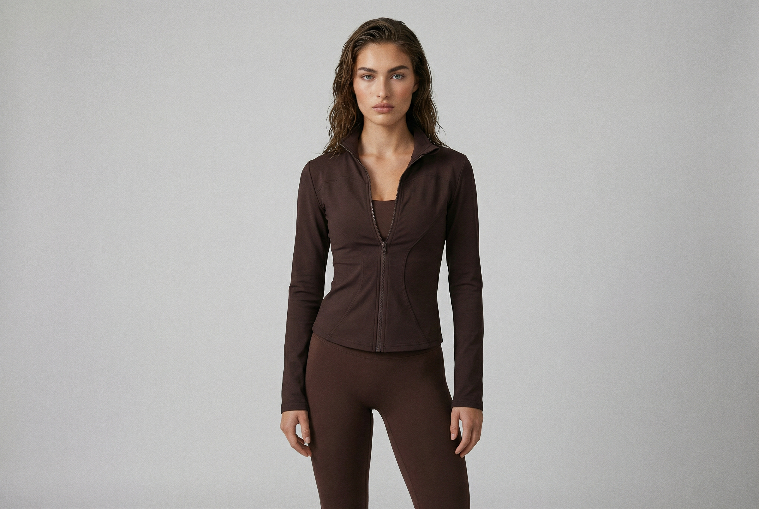 Women Sport Jacket Long Sleeve Shirt Workout Coat Gym Training Clothing Yoga Sportswear