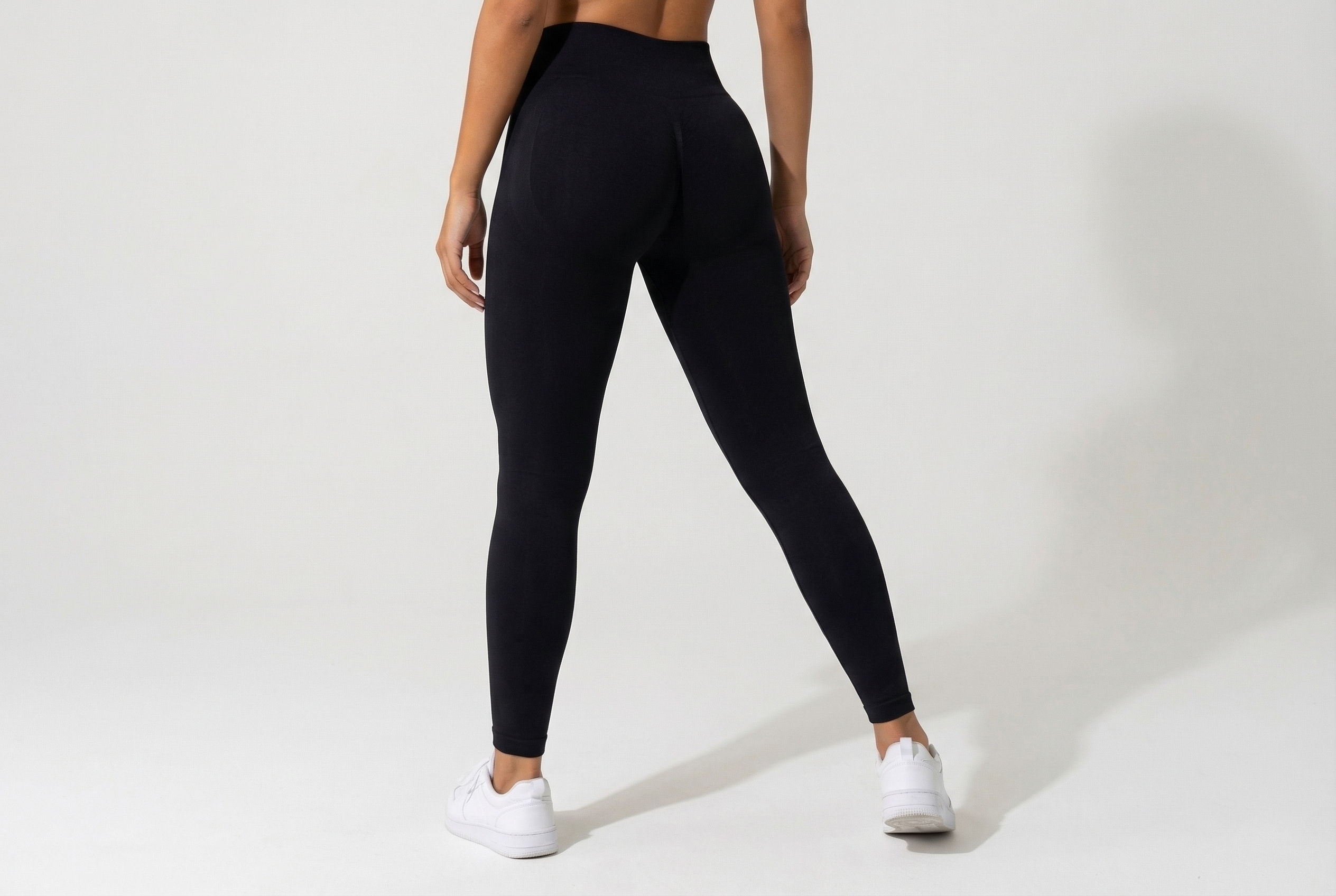 Summer Women Three Waist Gym Yoga Pants High Waist Peach Buttocks Solid Color Tight Fitting Sports Leggings Yoga Exercise Pants