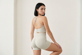 Summer High Waisted Yoga Shorts Fashionable and Sexy Running Fitness Pants Solid Color Yoga Leggings Customizable labels