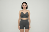Summer High Waisted Yoga Shorts Fashionable and Sexy Running Fitness Pants Solid Color Yoga Leggings Customizable labels