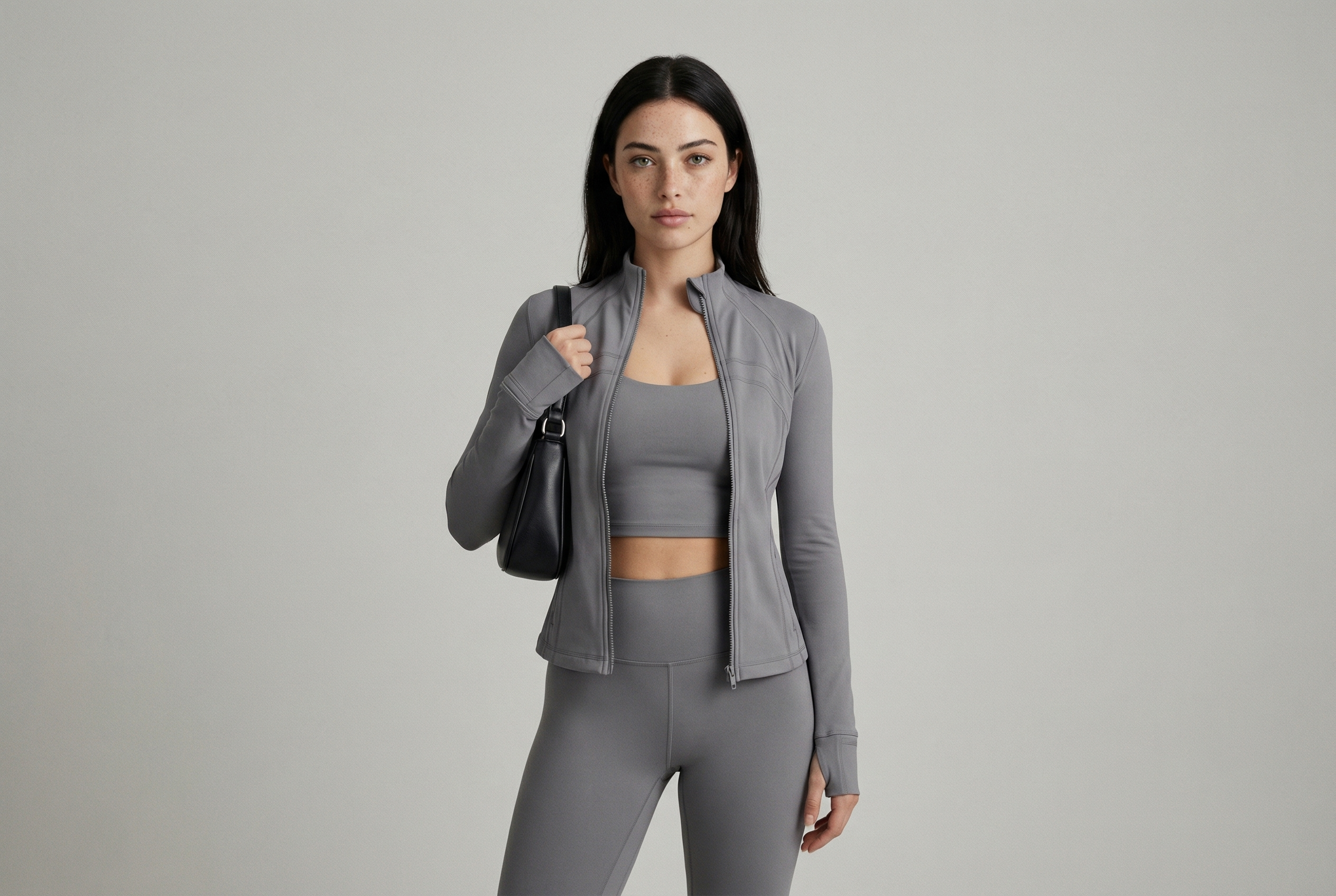 Zipper Jacket Women Crop Tops Yoga T-shirts Solid Sports Top Long Sleeve Running Shirts Sexy Quick Dry Fitness Gym Sport Wear