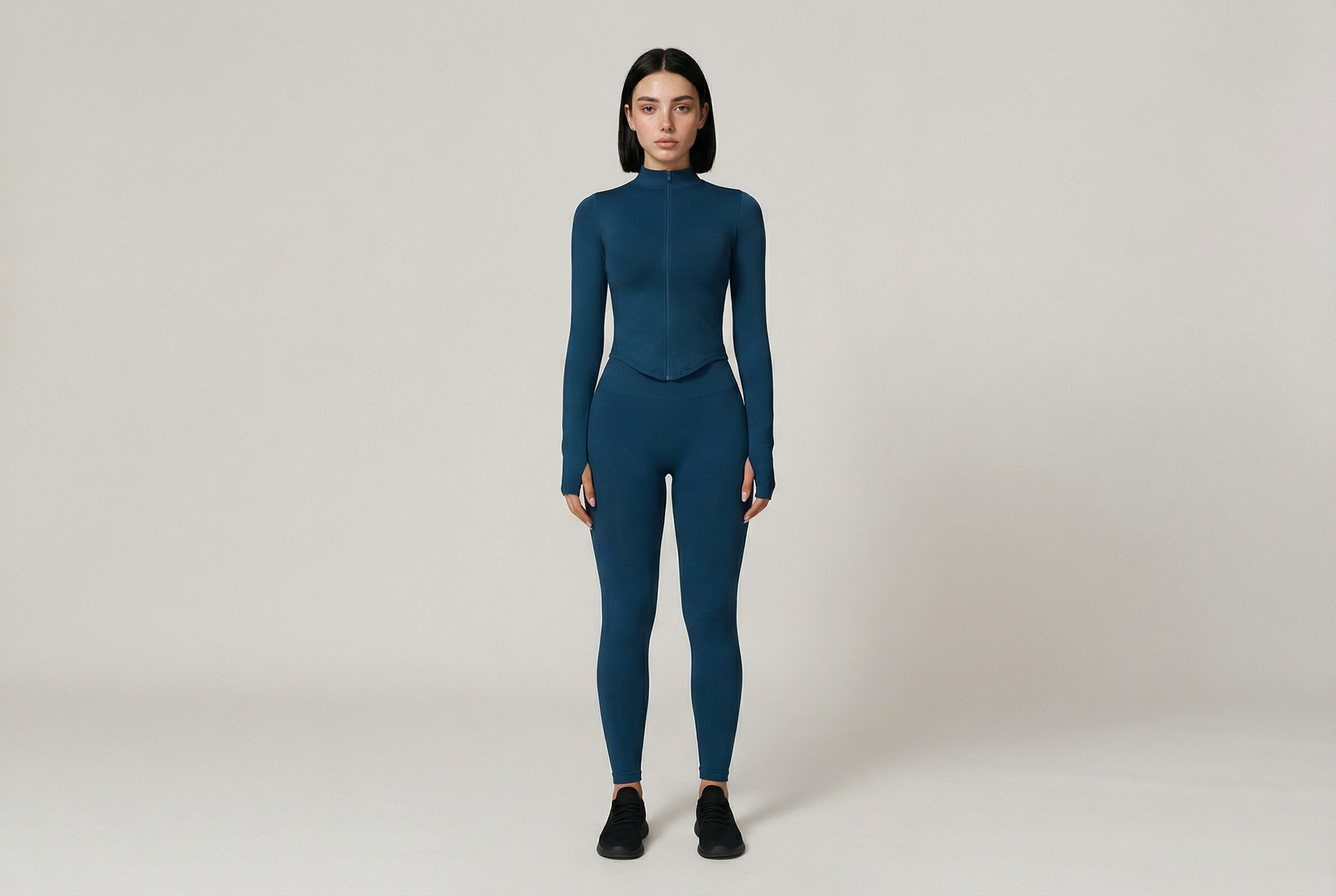 Zipper Jacket Women Crop Tops Yoga T-shirts Solid Sports Top Long Sleeve Running Shirts Sexy Quick Dry Fitness Gym Sport Wear