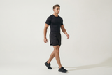 Men's Running Shorts Quick-drying Fitness Black Double Layer Shorts Men New Sport Workout Training Bodybuilding Short Pants
