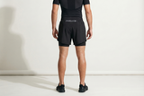 Men's Running Shorts Quick-drying Fitness Black Double Layer Shorts Men New Sport Workout Training Bodybuilding Short Pants