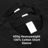 Heavyweight Pure Cotton Short Sleeve T-Shirt Tianqing Color Summer Loose Fit Unisex Basic Sle Comfortable Breathable Casual...