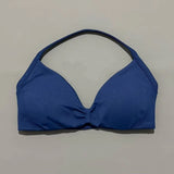 HISTELLO Strappy Bra Gym Top Women High Support Thin Strap Halter Sports Seamless Bras Scrunch Push-up Workout Yoga Tank Tops