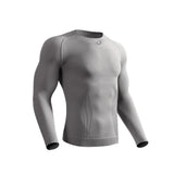 High-Performance Training Top for Men Seamless Moisture-Wicking Compression Shirt for Workouts Running