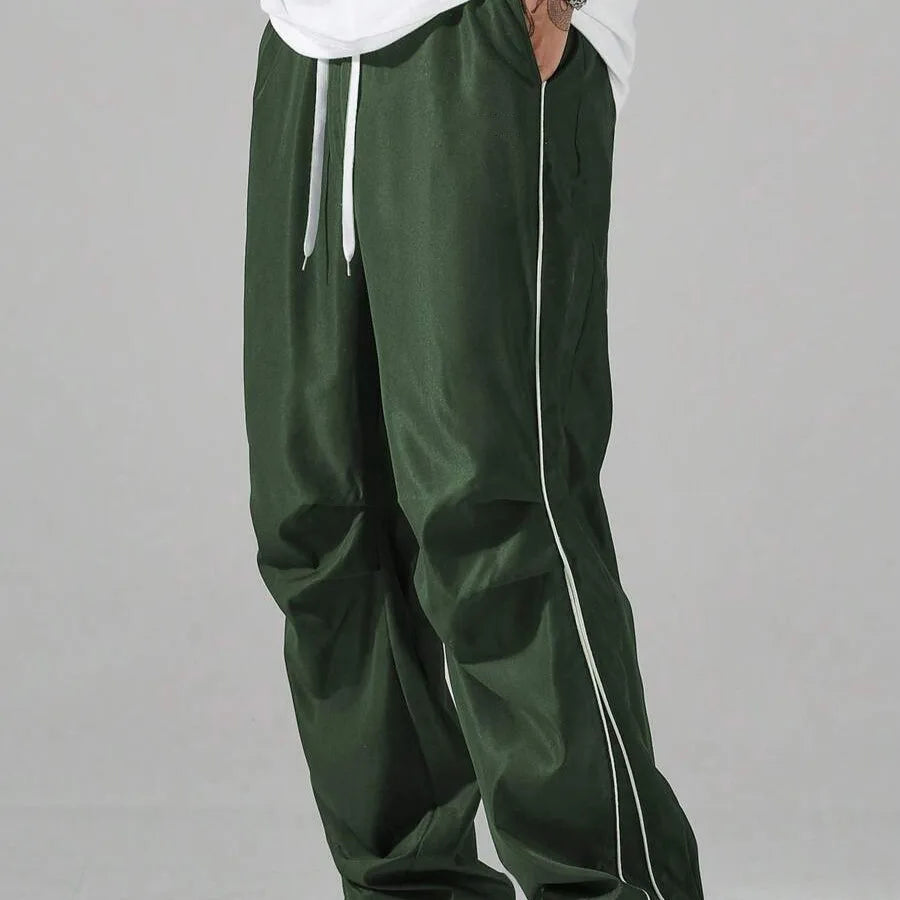 High Street Charge Paratrooper Pants Spring and Summer Men's American Striped Quick-Drying Tooling Sports Casual Pants