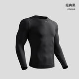 High-Performance Training Top for Men Seamless Moisture-Wicking Compression Shirt for Workouts Running