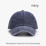 SLECKTON Custom Cap Logo Embroidery Retro Baseball Cap for Men and Women DIY Design Letter Hat Customize Graphic Print Wholesale