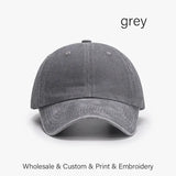 SLECKTON Custom Cap Logo Embroidery Retro Baseball Cap for Men and Women DIY Design Letter Hat Customize Graphic Print Wholesale