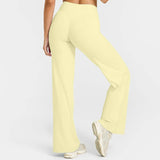 Sports straight-leg pants for women without embarrassment wide-leg pants yoga breathable fitness clothing versatile casual pants