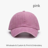 SLECKTON Custom Cap Logo Embroidery Retro Baseball Cap for Men and Women DIY Design Letter Hat Customize Graphic Print Wholesale