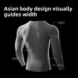 High-Performance Training Top for Men Seamless Moisture-Wicking Compression Shirt for Workouts Running