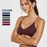 NCLAGEN Easy Lift Ultra Minimal Bralette Sport Bra High Support Women Gym Clothes Fitness Underwear Pilates Workout Yoga Top