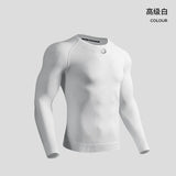 High-Performance Training Top for Men Seamless Moisture-Wicking Compression Shirt for Workouts Running