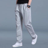 2024 Straight Spring Autumn Joggers Men Jogging Sweatpants Sportswear Knit Tracksuit Sports Pants Trousers Wide Leg Clothing ﻿