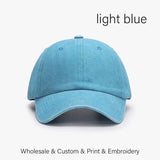 SLECKTON Custom Cap Logo Embroidery Retro Baseball Cap for Men and Women DIY Design Letter Hat Customize Graphic Print Wholesale