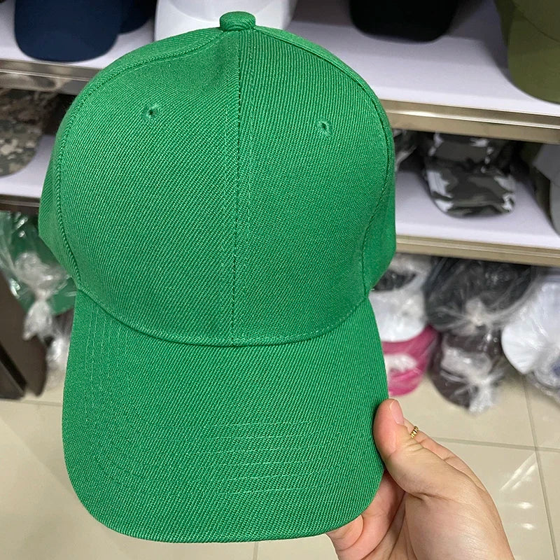 Custom Logo Printing Men Baseball Hat Casquette Blank Men Solid Color Snapback Caps Sport Hats Women 6 Panel Baseball Cap