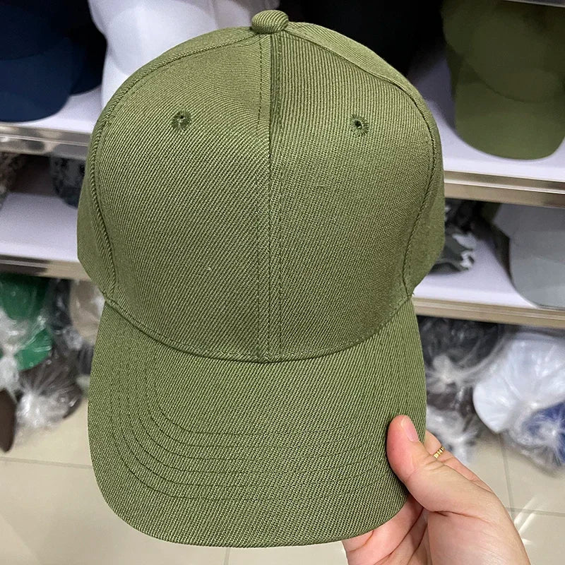 Custom Logo Printing Men Baseball Hat Casquette Blank Men Solid Color Snapback Caps Sport Hats Women 6 Panel Baseball Cap