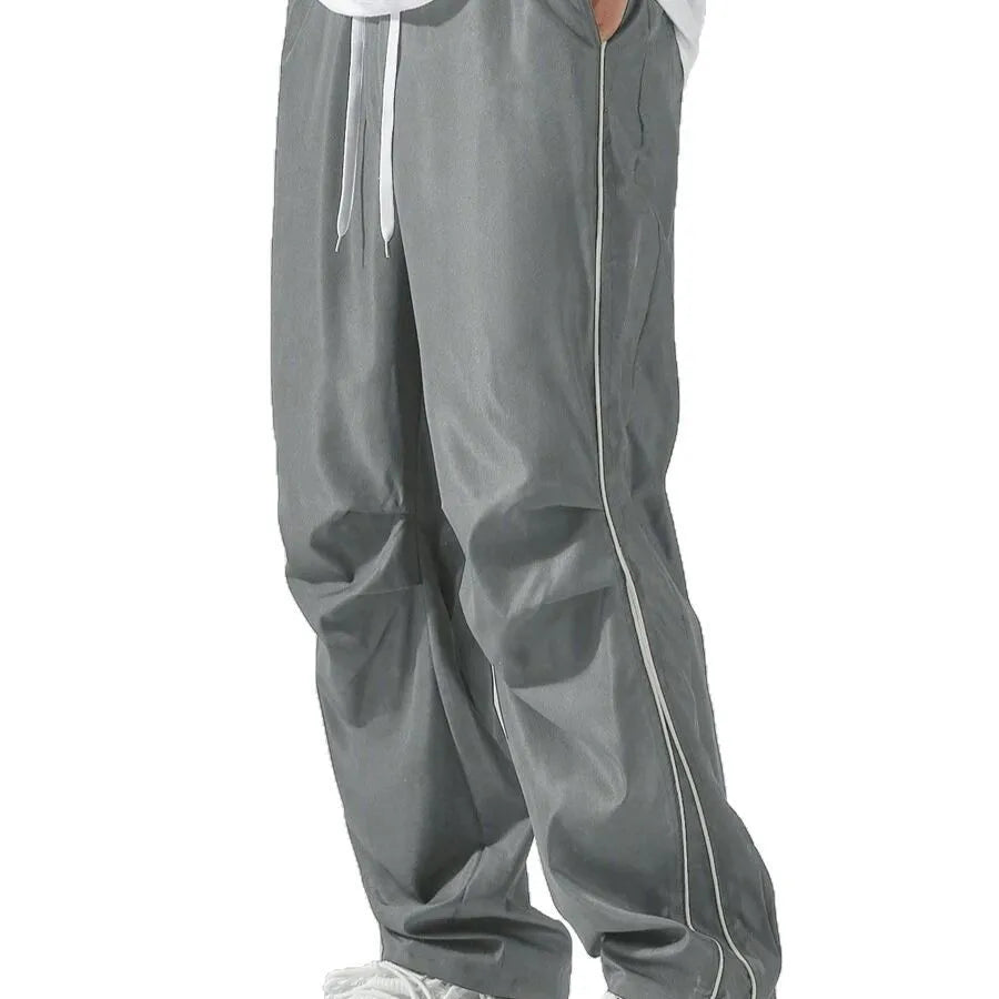 High Street Charge Paratrooper Pants Spring and Summer Men's American Striped Quick-Drying Tooling Sports Casual Pants