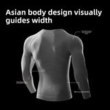 High-Performance Training Top for Men Seamless Moisture-Wicking Compression Shirt for Workouts Running