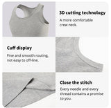 1/3/5 Piece Men's Cotton Sports Skinny Vest Teenagers Leisure Joker Sleeveless T Men's Fitness Training Simple Top