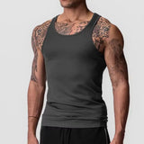 Mens fitness gyms Tank top men Fitness sleeveless shirt Male Screw thread breathable Sports vest Undershirt Gyms Running vest me