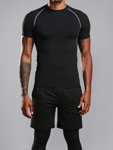 Elite Short-Sleeve Men'S Outdoor Sports Casual Home Wear.